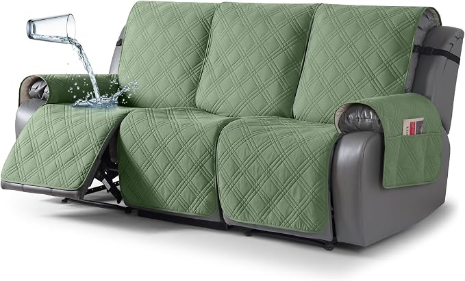 TAOCOCO 100% Waterproof Recliner Sofa Cover, Non Slip Split Couch Covers by TAOCOCO