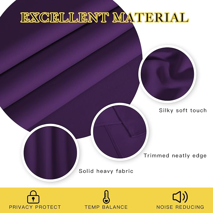 NICETOWN Insulated Sliding Door Curtain - Image 3
