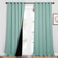 NICETOWN Full Shading Curtains for Windows, Super Heavy-Duty Black Lined by NICETOWN