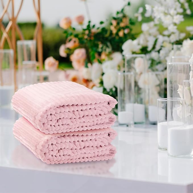 Buryeah 6 Pcs Flannel Throw Blanket Bulk 50 x 60 in Sleepover Blanket Outdoor - Image 6