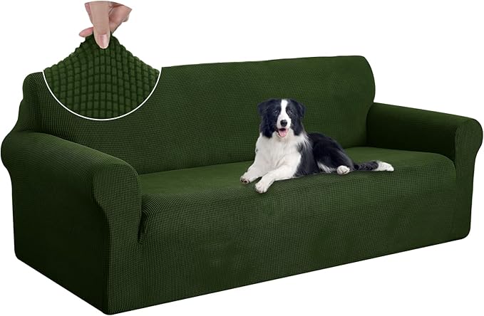 U-NICE HOME Oversized Stretch Sofa Slipcover, Soft Jacquard Fabric Couch Cover by U-NICEHOME