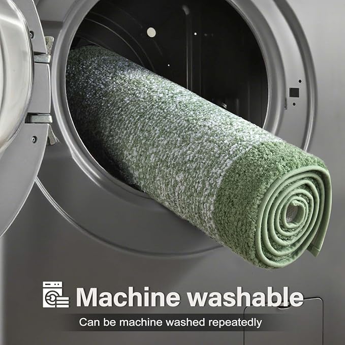 60x24 Long Bathroom Rugs Washable Non Slip, Soft Absorbent Quick Dry Mats - Image 9