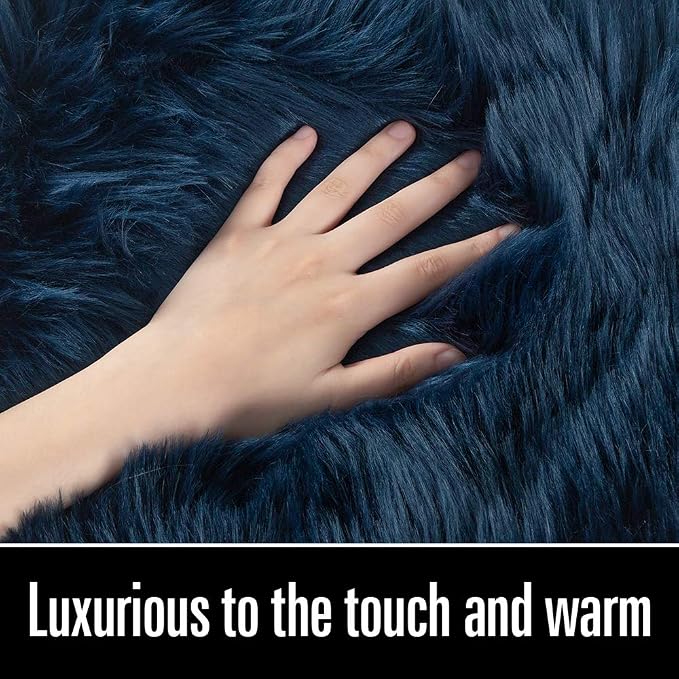 LOCHAS Soft Fluffy Faux Fur Rugs - Image 4