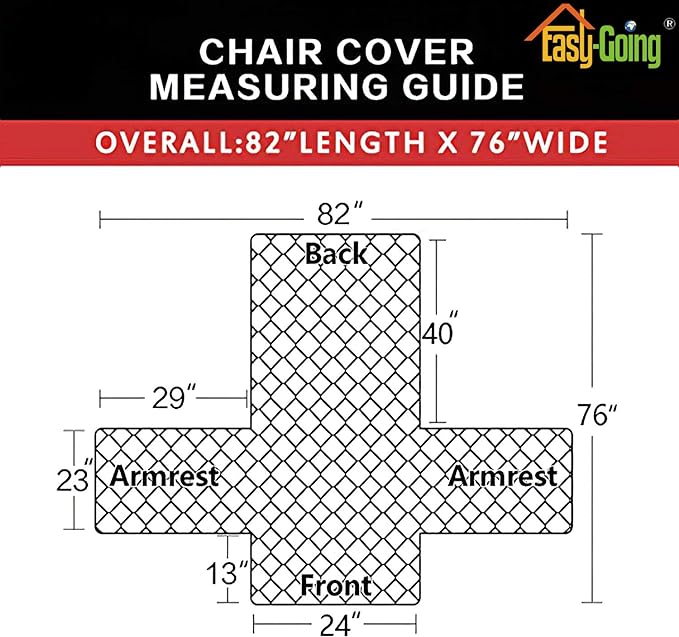 Easy-Going Chair Sofa Slipcover Reversible Sofa Cover Water Resistant Couch - Image 6