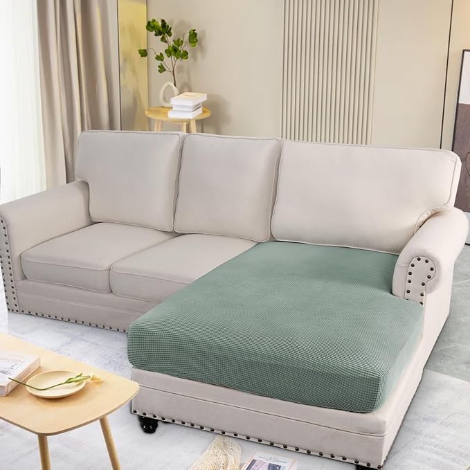 H.VERSAILTEX Super Stretch Individual Chaise Cover Sectional Couch Covers - Image 2