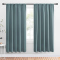 NICETOWN Greyish Blue Blackout Curtains Panels by NICETOWN