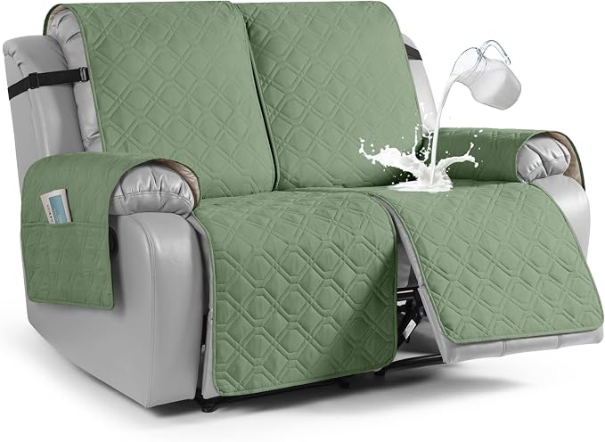 VANSOFY Waterproof Loveseat Recliner Cover, Sofa Covers 1-Piece Washable by VANSOFYFURNITURECOVERS