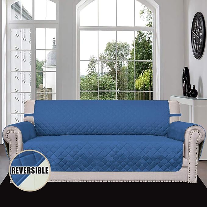 Easy-Going 4 Seater Sofa Slipcover Reversible Sofa Cover Water Resistant Couch - Image 2