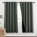 NICETOWN 100% Blackout Window Curtain Panels, Full Light Blocking Drapes by NICETOWN