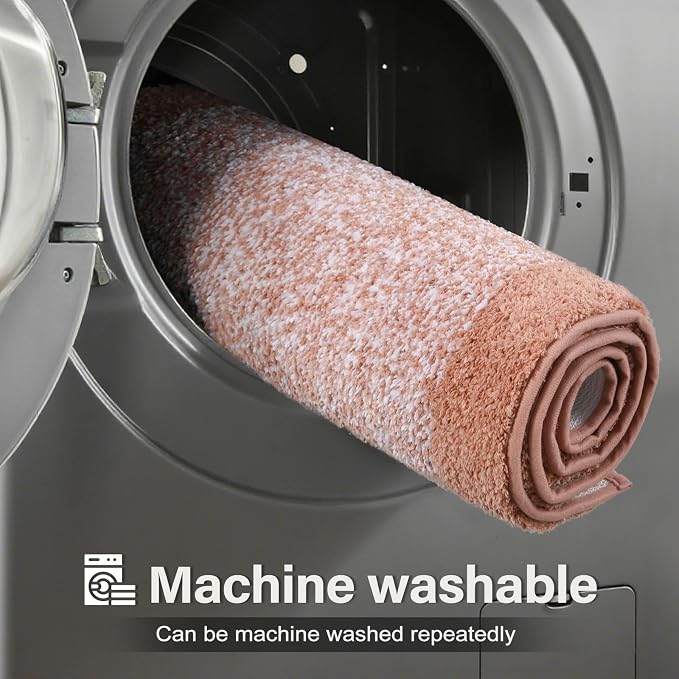 60x24 Long Bathroom Rugs Washable Non Slip, Soft Absorbent Quick Dry Mats - Image 9