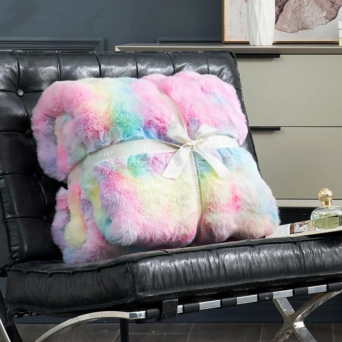 Cozy Bliss Faux Fur Throw Blanket - Image 4