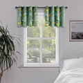 Topfinel Sage Green Kitchen Valances 24 Inch Long Vintage Botanical Floral by Topfinel