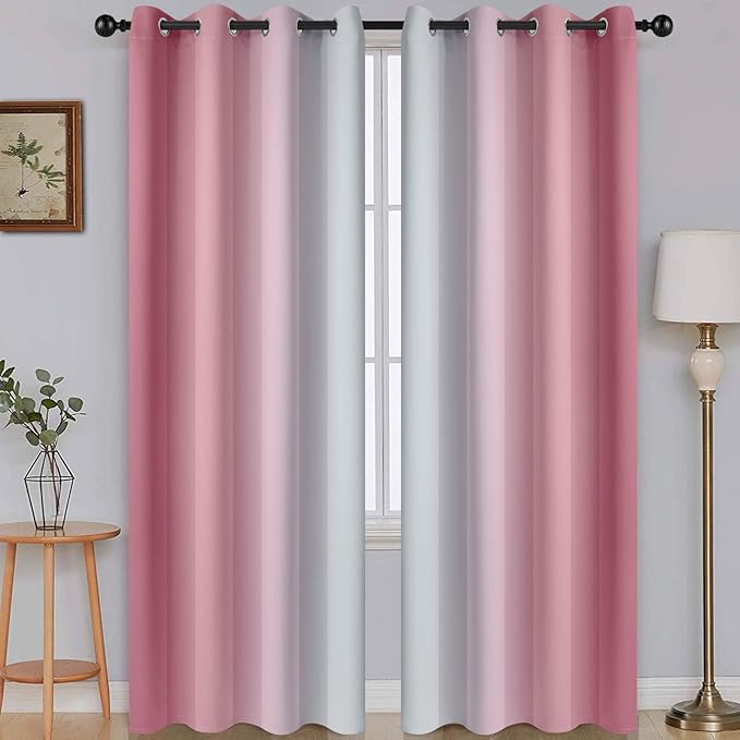 SimpleHome Ombre Room Darkening Curtains by SimpleHome