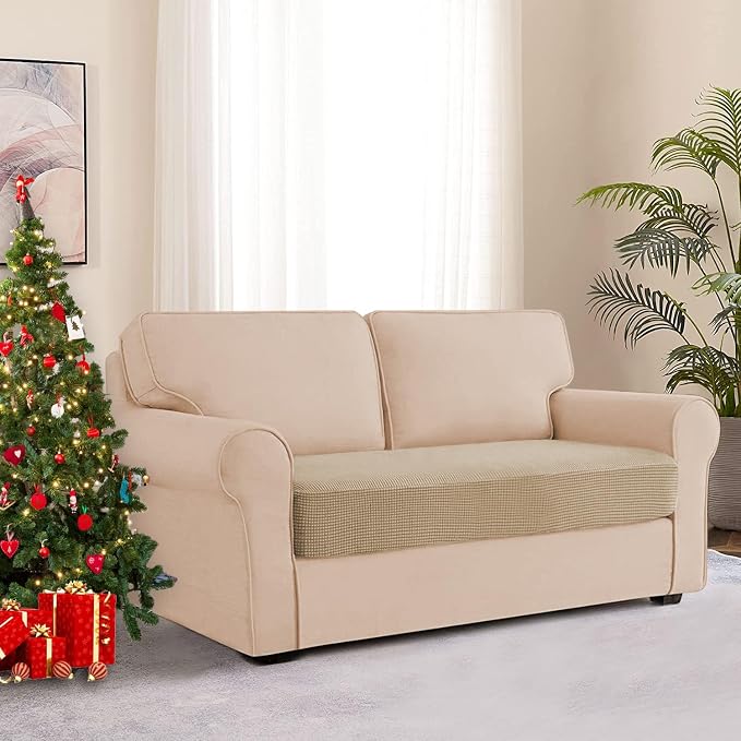 Water Repellent Sofa Cushion Covers, Stretch Sofa Seat Covers, Furniture - Image 2