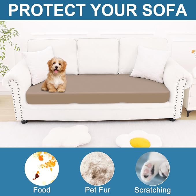 Smiry Printed Couch Cushion Covers, Stretch Soft Couch Covers - Image 7