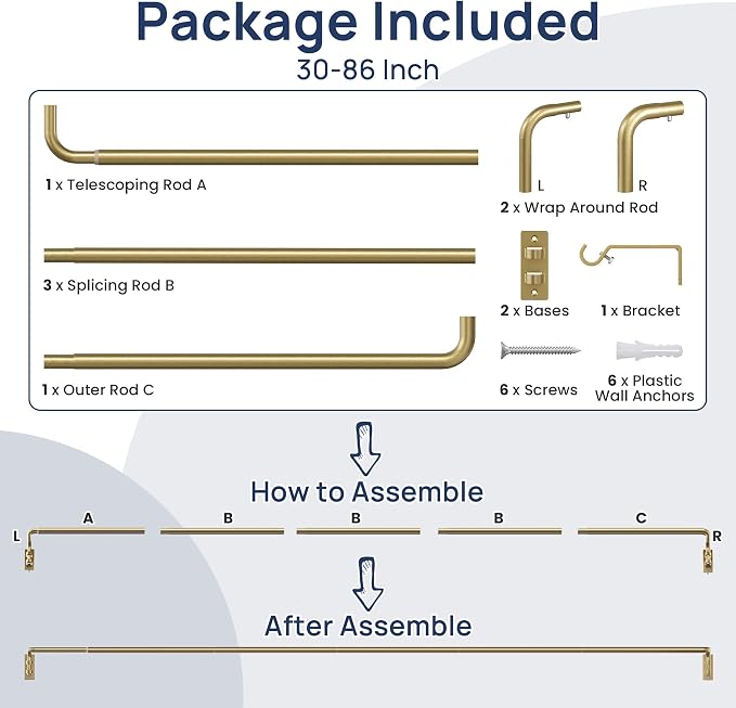 ENJOYBASICS Blackout Curtain rod - Image 8