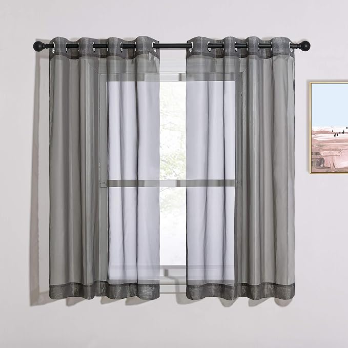 NICETOWN 45 Inch Sheer Curtains by NICETOWN