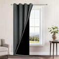 Yakamok 100% Blackout Curtains 96 Inches Long, 2 Thick Layers Heat and Full by Yakamok