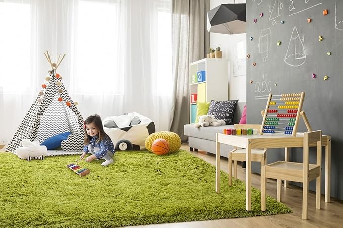 TWINNIS Super Soft Shaggy Rugs Fluffy Carpets 6x9 Feet, Indoor Modern Plush - Image 4