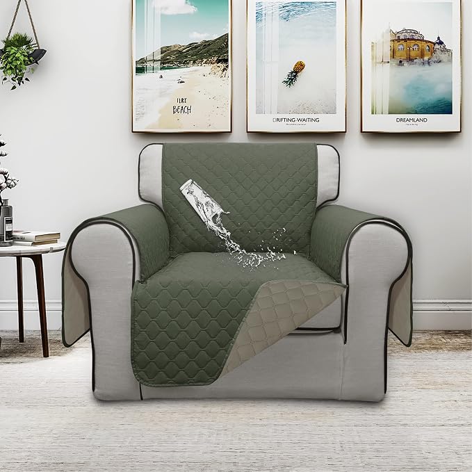 ISSUNTEX Double Protection 100% Waterproof Chair Sofa Covers - Image 2