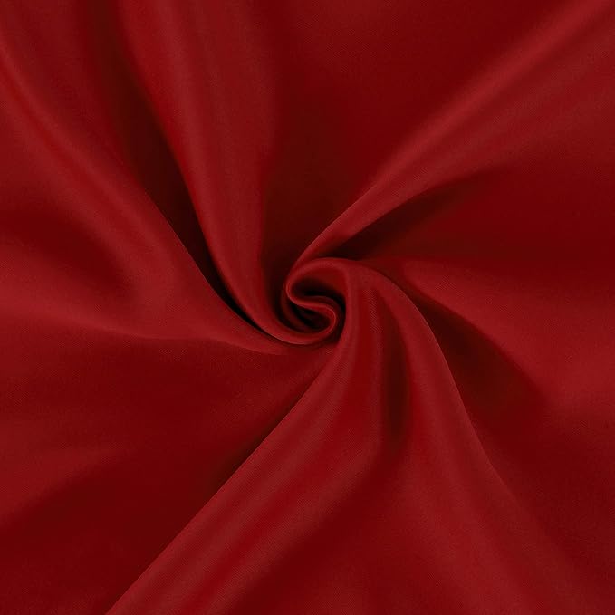 LEMOMO Red Blackout Curtains 34 x 54 Inch Length/Set of 2 Curtain - Image 5