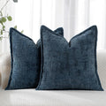 HPUK Fall Chenille Soft Throw Pillow Covers 18x18 Set of 2, Accent Cushion by HPUK