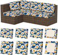 8Pcs Stretch Patio Cushion Covers, Outdoor Couch & Sofa Replacement Slipcovers by VORSHAPE