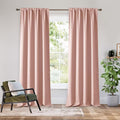RYB HOME Bedroom Blackout Curtains 80 inches Long, 100% Blackout Thermal by RYBHOME