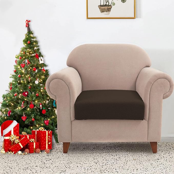 Water-Repellent Sofa Cushion Covers Jacquard High Stretch Fabric Furniture - Image 2