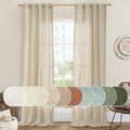 LAMIT Linen Curtains 84 inch Length by LAMIT
