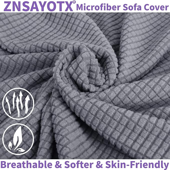 ZNSAYOTX Super Stretch Chair Slipcover Universal Sofa Chair Covers - Image 8