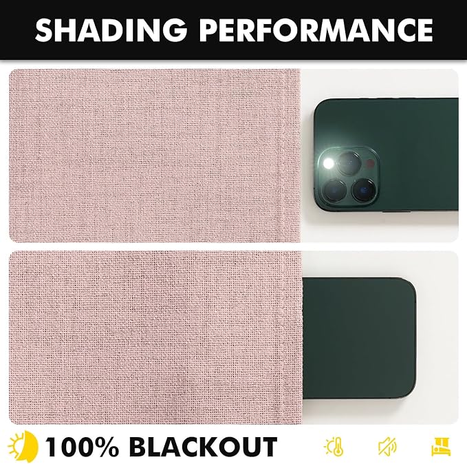 MIULEE 100% Blackout Linen Curtains - Image 7