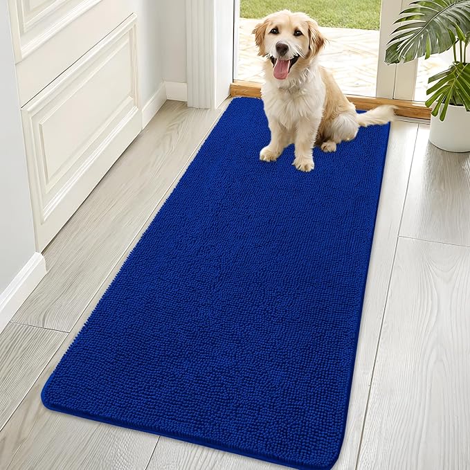 OLANLY Dog Door Mat for Muddy Paws 70x35, Absorbs Moisture and Dirt, Absorbent by OLANLY