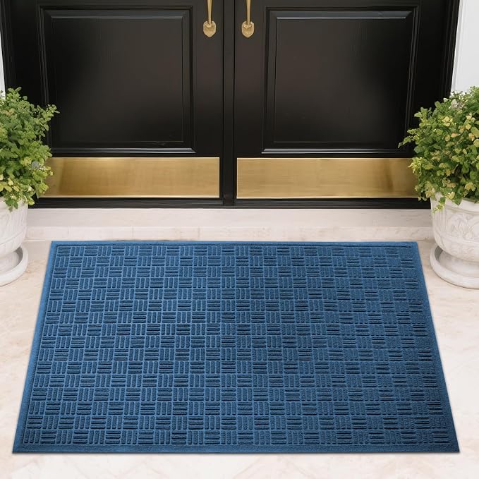 Mibao Front Door Mat Indoor Outdoor Entrance, Dirt Trapping Waterproof - Image 7