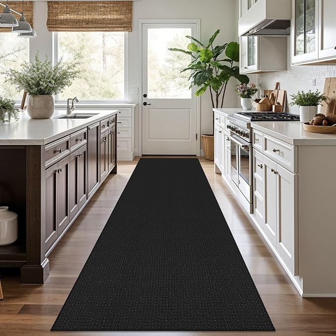 KOZYFLY Runners for Hallways 3x10 ft Washable Kitchen Runner Non Slip Rubber - Image 2