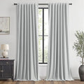 MIULEE 100% Blackout Linen Curtains by MIULEE