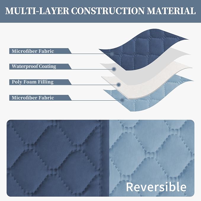 ISSUNTEX Double Protection 100% Waterproof Sofa Covers - Image 4