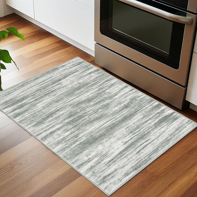 KOZYFLY Small Area Rug 2x3 Rug Entryway Rugs Modern Abstract Indoor Non-Slip - Image 3