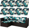 Outdoor Cushion Covers Set, Replacement by SUKAIKEQA