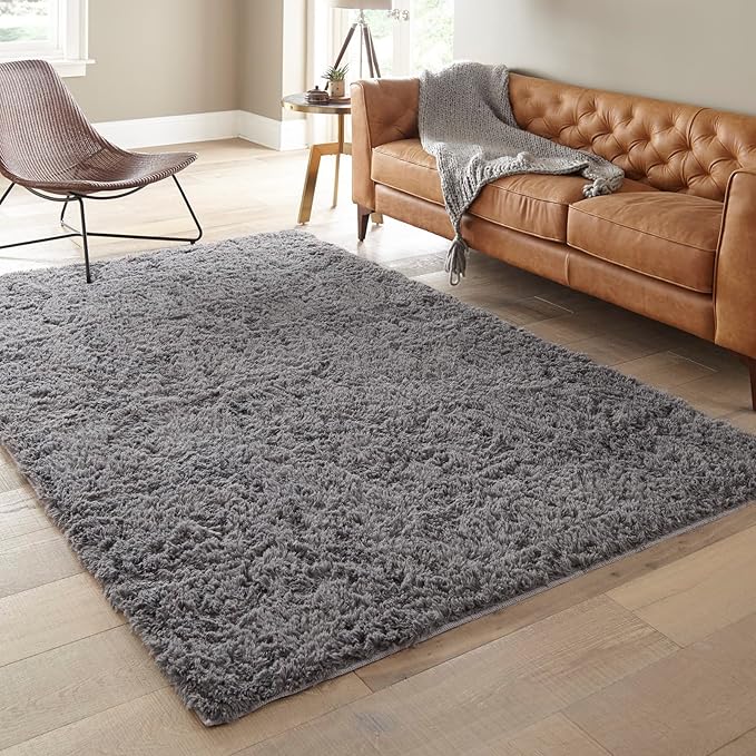 Ophanie 6x9 Area Rugs, Upgrade Non-Slip Fluffy Soft Rugs - Image 5