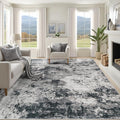 8x10 Area Rugs for Living Room, Washable Modern Abstract Large Area Rug Neutral by XLUEZ