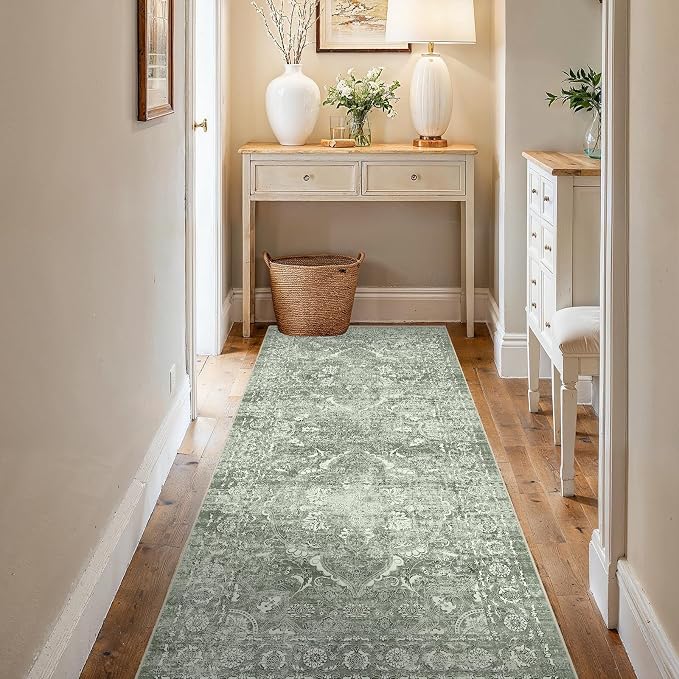 3x6 Washable Hallway Runner Rug by EISUROM
