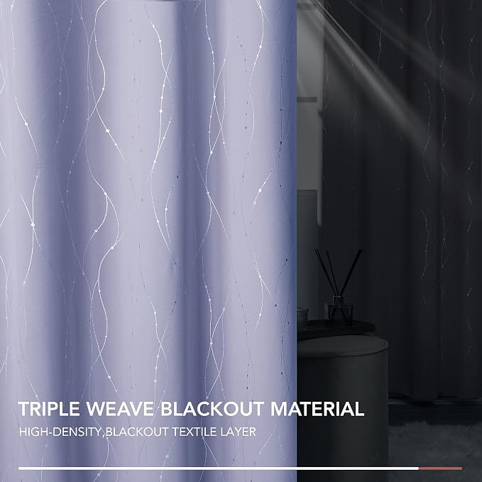 Deconovo Blackout Curtains, Thermal Insulated Soundproof Drapes - Image 5