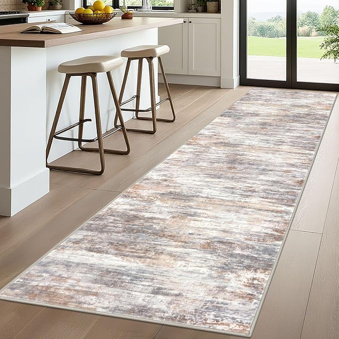 KOZYFLY 3x10 Ft Rug Modern Ombre Runner Rug - Image 7
