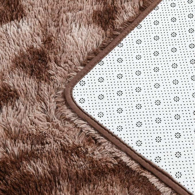 Deerhoo Large Shag Area Rugs 9 x 12, Tie-Dyed Plush Fuzzy Rugs - Image 6