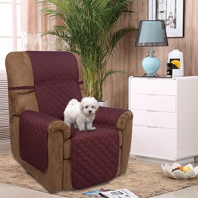U-NICE HOME Recliner Chair Covers Reversible Chair Cover Pet Covers - Image 2