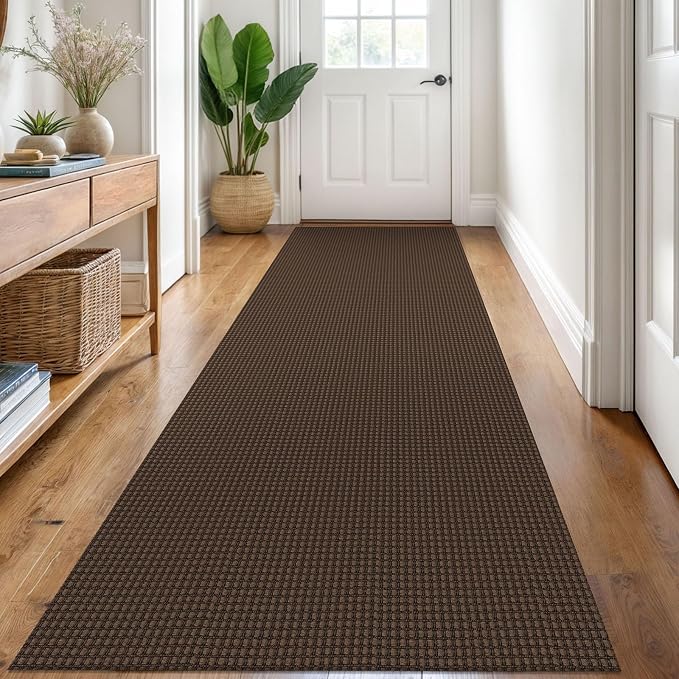 KOZYFLY Runners for Hallways 3x8 ft Washable Kitchen Runner Non Slip Rubber by KOZYFLY