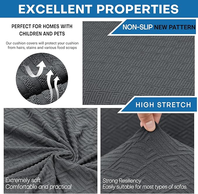 XINEAGE 2026 New 4 Pieces Couch Covers - Image 2