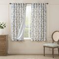 jinchan Lined Linen Floral Curtains by JINCHAN