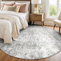 Washable Area Rugs 8ft Non-Slip Modern Abstract Soft by RELEANY